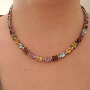 Gemstone necklace
